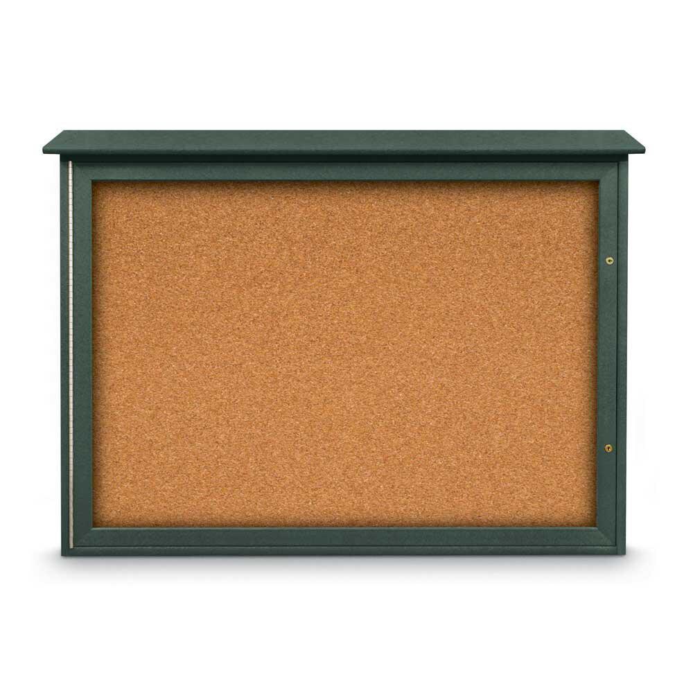 Enclosed Cork Bulletin Board: 48