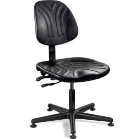 Bevco 7001D Dura Polyurethane Chair Black Nylon Base Mushroom Glides Black 7001D