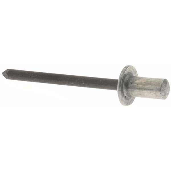 Closed End Sealing Blind Rivet: Size 62, Dome Head, Aluminum Body, Steel Mandrel MPN:KP86336