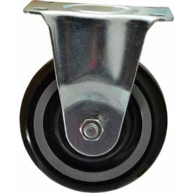 Fairbanks Light/Medium Duty Rigid Caster 13-5-PBB - Polyurethane with Polyethylene Center - 5