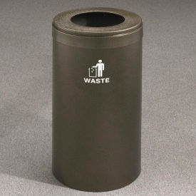 Glaro Recyclepro Value Trash Can 15 Gallon Satin Black W-1242BK-SA-W