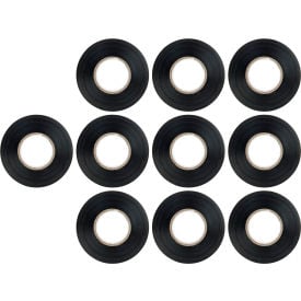 Sunlite® PVC Electrical Tape 3/4' x 60' Black Pack of 10 41326-SU