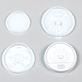 Dart® DCC12JL Plastic Lids for Hot/Cold Foam Cups White 1000/Carton DCC 12JL