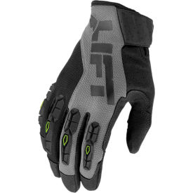 Lift Safety Grunt Work Glove Gray/Black Synthetic Leather Palm L 1 Pair GGT-17YKL GGT-17YKL