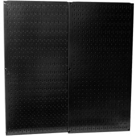 Wall Control Pegboard Pack- 2 Panels Black Metal 32