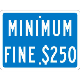 NMC TMAS12H Traffic Sign Parking Fine Minimum California 9