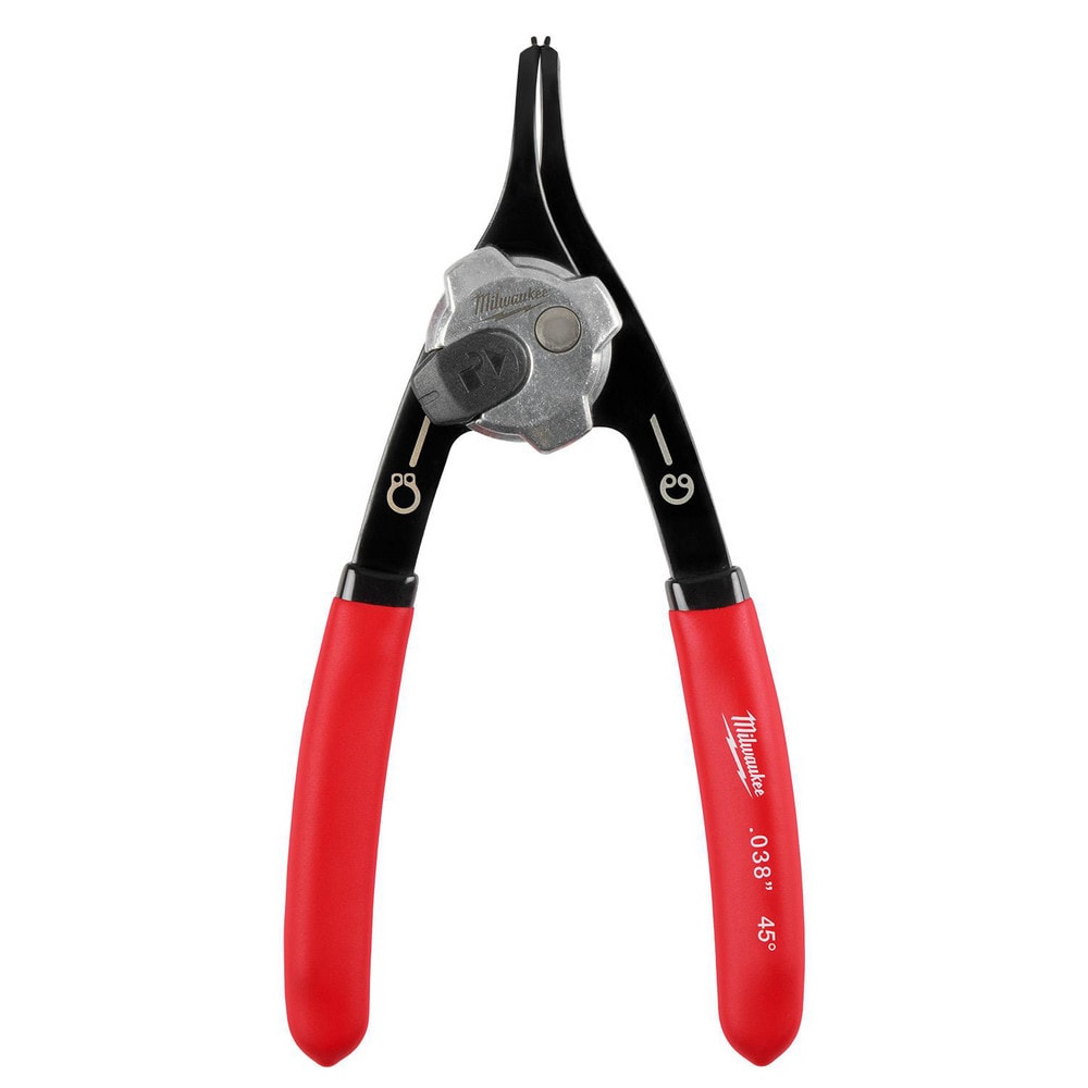 Retaining Ring Pliers, Tool Type: Convertible Pliers , Type: Snap Ring Pliers , Tip Angle: 45.00 , Tip Diameter (Decimal Inch): 0.038  MPN:48-22-6531