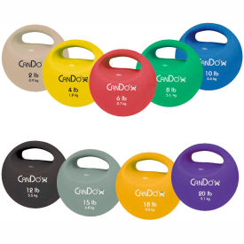 CanDo® One-Handle Medicine Ball 5 Piece Set (1 Each 2 4 6 8 10 lb.) 10-3295