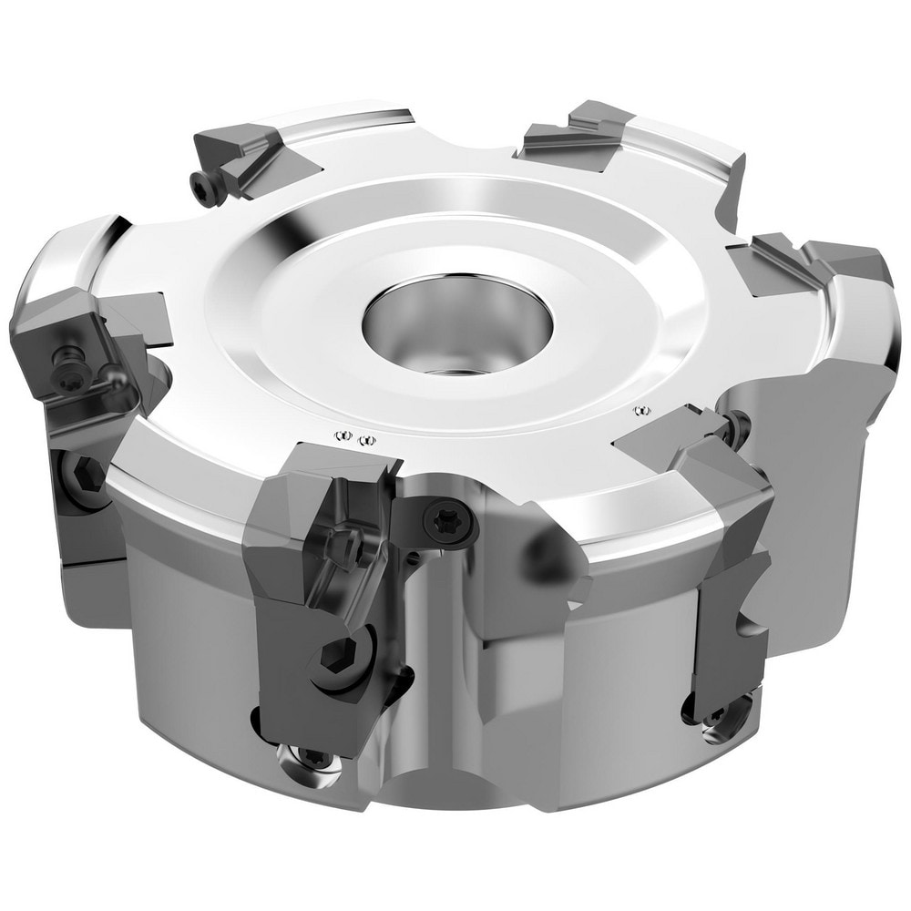 Indexable High-Feed Face Mills, Cutting Diameter (mm): 123.80 , Minimum Cutting Diameter (mm): 123.80 , Maximum Cutting Diameter (mm): 153.00  MPN:10135928