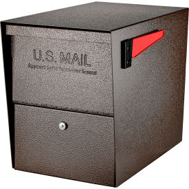 Mail Boss Package Master Commercial Locking Mailbox Bronze 7208