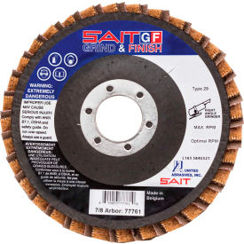 United Abrasives - Sait 77720 Grind/Finish Flap Disc T29 4-1/2 