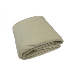 R&R Textile - Hotel Basics Fleece Blankets - King Size - Beige - 4 Pack X52003