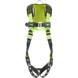 Honeywell Miller® H500 Industry Comfort Harness w/ Back D-Ring Quick Connect 2XL Green H5IC221003