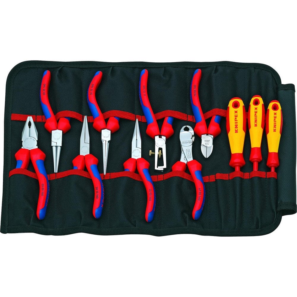 Combination Hand Tool Sets, Set Type: Assorted Pliers and Insulated Screwdriver Set , Number Of Pieces: 11 , Tool Finish: Chrome Vanadium  MPN:00 19 41