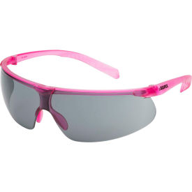 Elvex® Helium 20™ Lightweight Safety Glasses Anti-Fog Gray Lens Pink Frame Pack of 12 - Pkg Qty 12 WELSG62GAFPINK