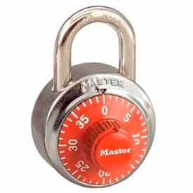 Master Lock® No. 1502ORJ General Security Combo Padlock - Orange Dial 1502ORJ