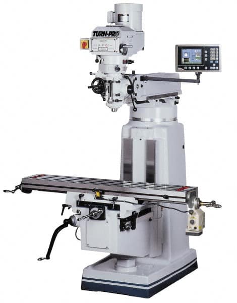 Knee Milling Machine: 3 hp, Variable Speed Pulley Control, 3 Phase MPN:890-9988 XPF-F3