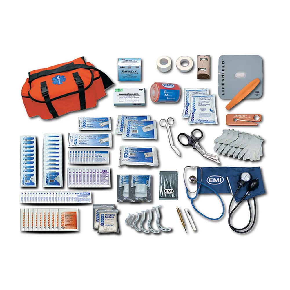 Full First Aid Kits, First Aid Kit Type: EMS Refill Kit , Number Of People: 3 , Container Type: Poly Bag , Container Material: Plastic, Polyester Blend  MPN:853