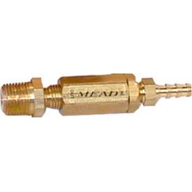 Bimba-Mead Flow Control In-Line MF1-06 1/8 NPT Male Port Control Flow Inlet Barb For 1/4