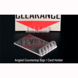 Angled Countertop Sign/Card Holder 2-3/8