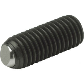 J.W. Winco 605-M10-20-V Set Screw w/ Flat Ball & Safety Twist-M10 x 1.5 Thread - 20mm Thread Length 605-M10-20-V