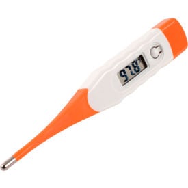 GoVets™ Flex-Tip Oral Digital Stick Thermometer Orange 749695