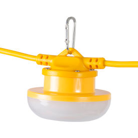 Bergen Industries Temp Light Stringer Integrated LED Lights 18/2 100' 15A Male & Female Plugs GL100182LED