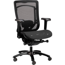 Eurotech All Mesh Task Chair - Black - Monterey Series MMSY55-PM01