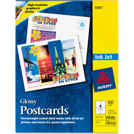 Avery® Photo-Quality Glossy Postcards for Inkjet Printers 8383 4