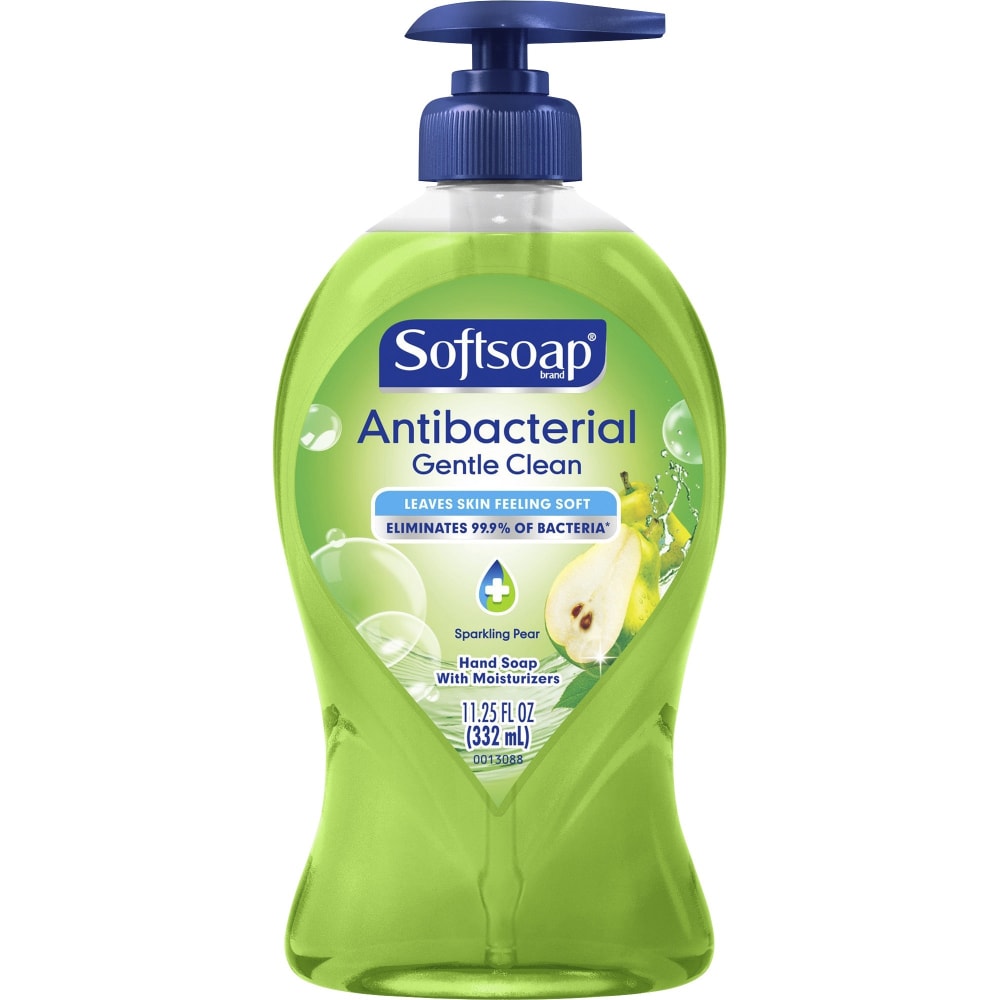 Softsoap Antibacterial Liquid Hand Soap, Sparkling Pear Scent, 11.3  Oz (Min Order Qty 14) MPN:US07326A