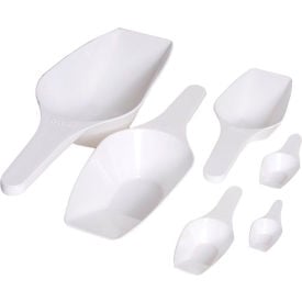 United Scientific™ Laboratory Scoops PP White Pack of 7 81260