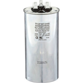 Tradepro® Run Capacitor 80 + 7.5 MFD 440V Round TP-CAP-80/7.5/440R