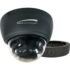 Speco® 2MP HD-TVI IR Dome Camera with Junction Box 2.8-12mm Motorized Lens Dark Gray Housing HT5940TM