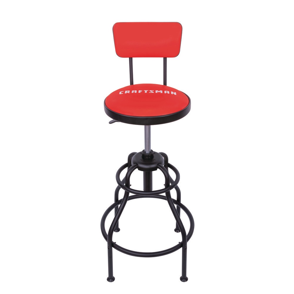 Adjustable Height Workshop Stool with Back MPN:93394