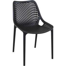 Siesta Air Outdoor Dining Chair Black - Pkg Qty 2 ISP014-BLA