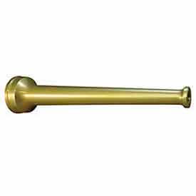 Fire Hose Plain Hose Nozzle - 1-1/2 In. NH - Brass 572-1521