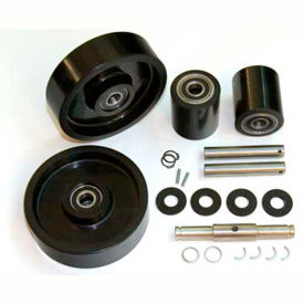 Complete Wheel Kit for Manual Pallet Jack GWK-JETPTW-CK - Fits Jet Model # PTW GWK-JETPTW-CK