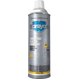 Sprayon LU212 Food Grade Silicone Lubricant 13.25 oz. Aerosol Can - S00212000 - Pkg Qty 12 S00212000