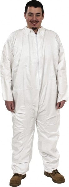 25 Qty 1 Pack Size 4XL Film Laminate Chemical Resistant Coveralls MPN:KM-CVL-KG-4XL