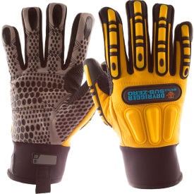 Impacto Dryrigger Sub Zero Full Finger Mechanics Gloves S/7 Yellow/Black WGWINRIGGS