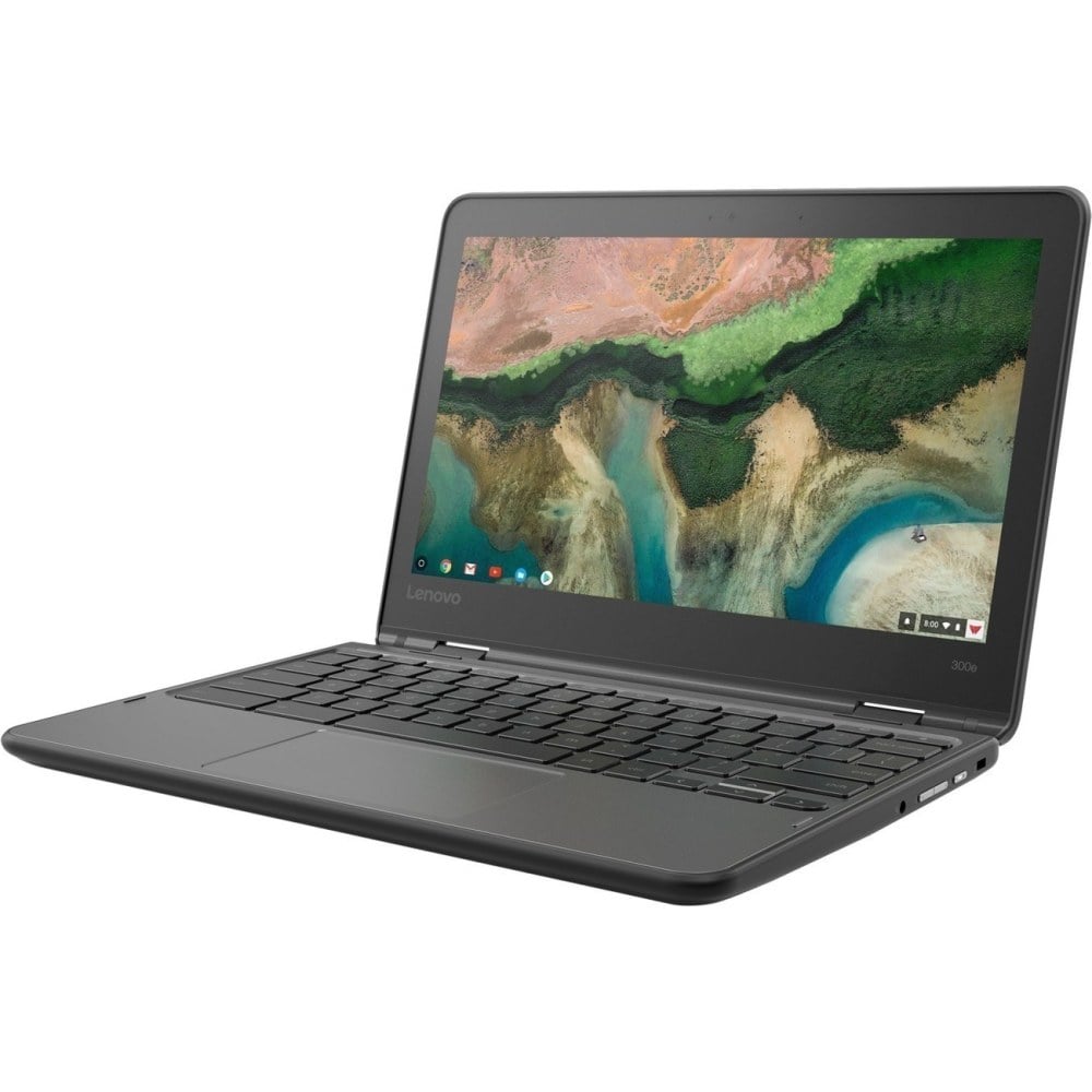 Lenovo 300e Chromebook 2nd Gen 81MB004EUS 11.6in Touchscreen 2 in 1 Chromebook- Intel Celeron N4020 Dual-core 1.10 GHz - 4 GB  - 32 GB Flash Memory - Black  - Chrome OS - Intel UHD Graphics 600  - 10 Hours Battery MPN:81MB004EUS