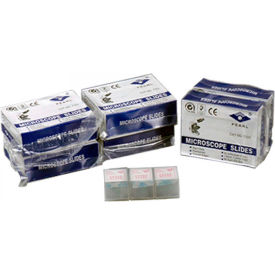 AmScope BS-300P-300S 300 pcs. Blank Microscope Slides and 300 pcs. Square Cover Slips BS-300P-300S