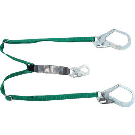 V-Series® 10191758 Standard Twin-Leg Adjustable Lanyard 6'36Cl Large Snaphooks 10191758