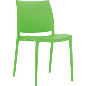 Siesta Maya Resin Dining Chair Tropical Green - Pkg Qty 2 ISP025-TRG