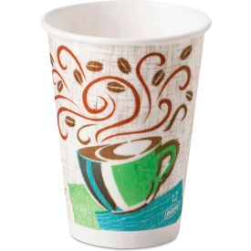 Dixie Insulated Hot Paper Cups PerfecTouch® 12 Oz. 500/Carton Coffee Dreams Design DXE5342DXCT