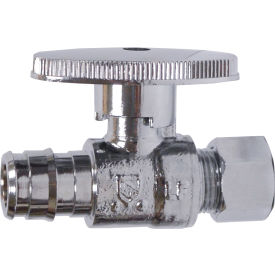 Jones Stephens 1/4 Turn Straight Supply Stop Valve Chrome Plated 1/2