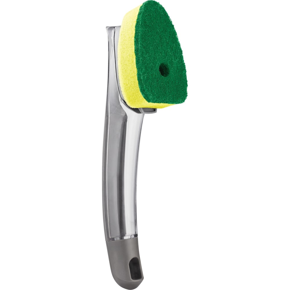 Scotch-Brite Advanced Heavy Duty Dishwand - 1Each - Fiber - Green (Min Order Qty 7) MPN:651U4