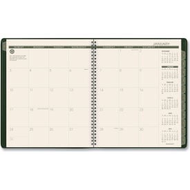 AT-A-GLANCE® Recycled Monthly Planner 11 x 9 Green Cover 13-Month Jan 2025 to Jan 2026 70260G60