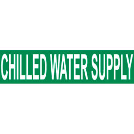 NMC™ Pressure Sensitive Pipe Marker Chilled Water Supply 14