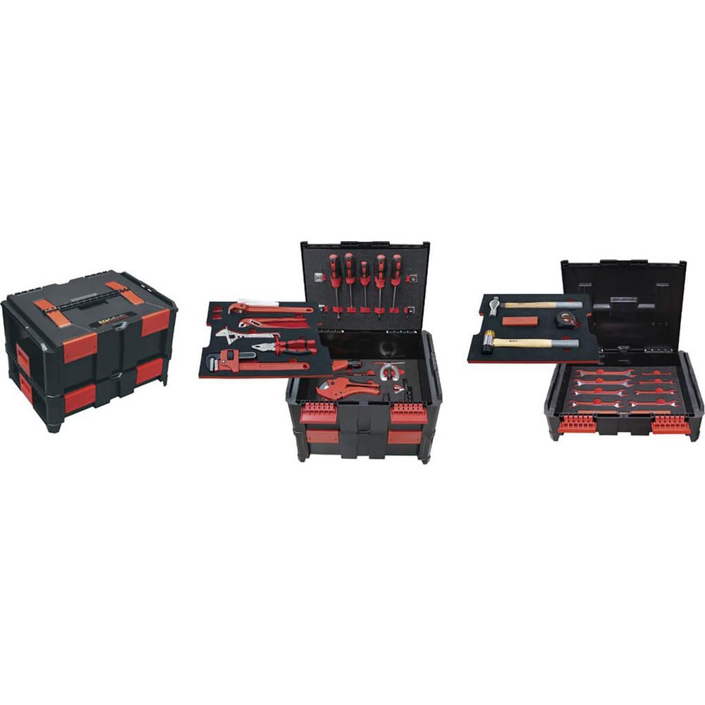 Combination Hand Tool Sets, Set Type: Advanced Professional Plumbing Set , Number Of Pieces: 40 , Measurement Type: Inch , Container Type: Molded Case  MPN:51542